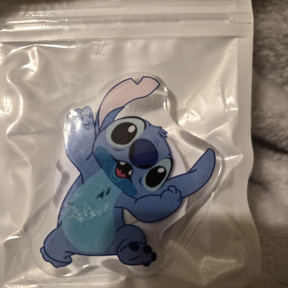 Blue Cartoon Stitch Sticker